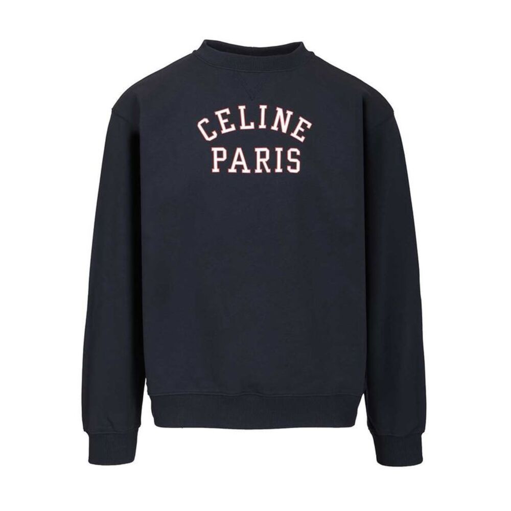 Celine Men Crewneck Cotton Sweatshirt